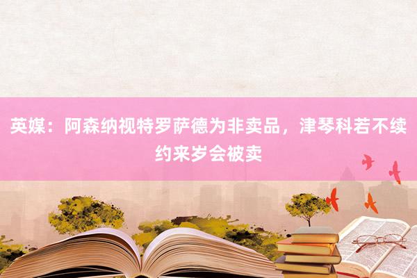 英媒：阿森纳视特罗萨德为非卖品，津琴科若不续约来岁会被卖